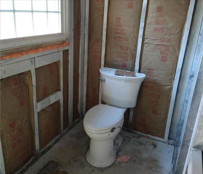 Bathroom after insullation