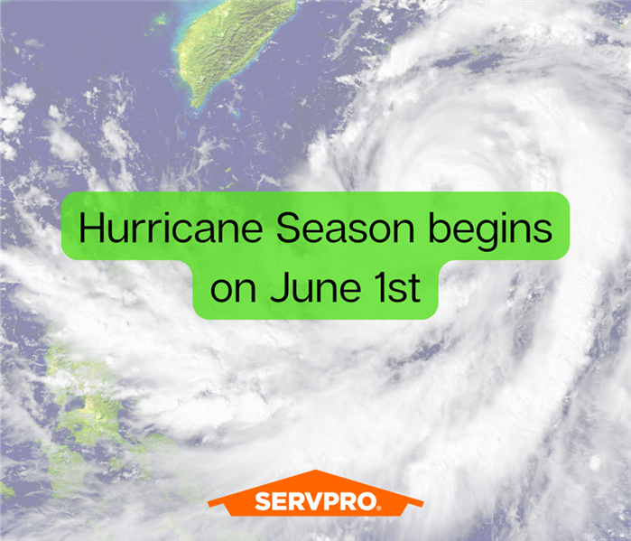 A graphic reads Hurricane Season begins on June 1st.